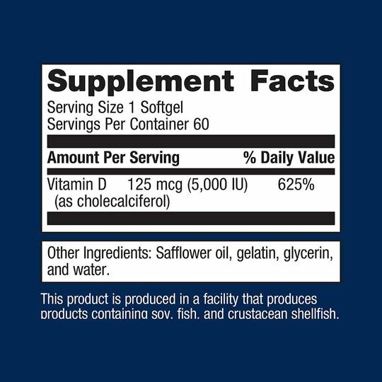 Vitamin D3 5000, MGS